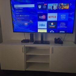 White Entertainment Stand 
