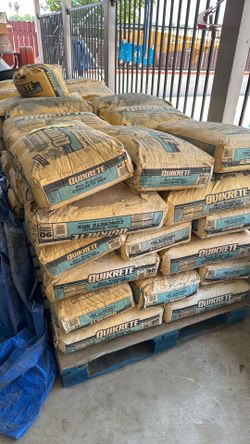 90lbs Quikrete Cement bags