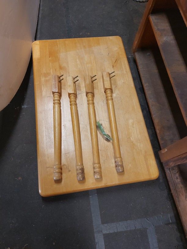 Sturdy Wooden Kitchen Dining Room Table