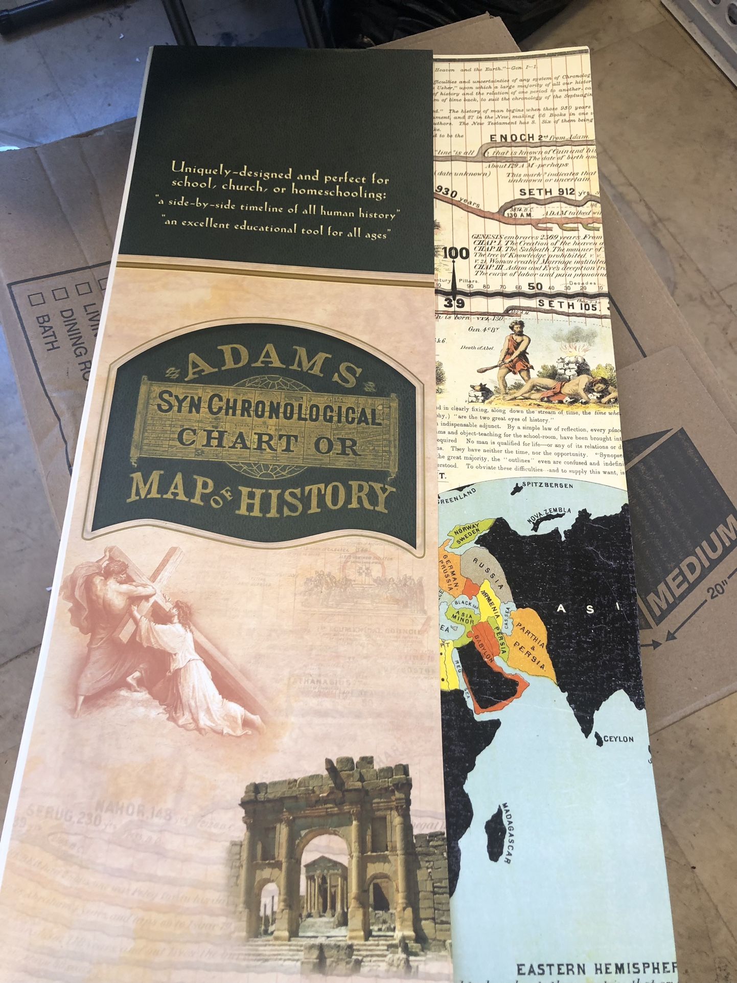 Adams Synchronological Chart or Map of History for Sale in Berkeley, CA ...