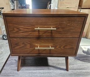 Walnut Mid-Century Nightstands (Each)