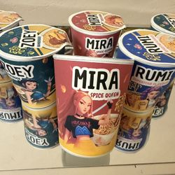 Kpop Demon Hunters Custom Ramen Cups