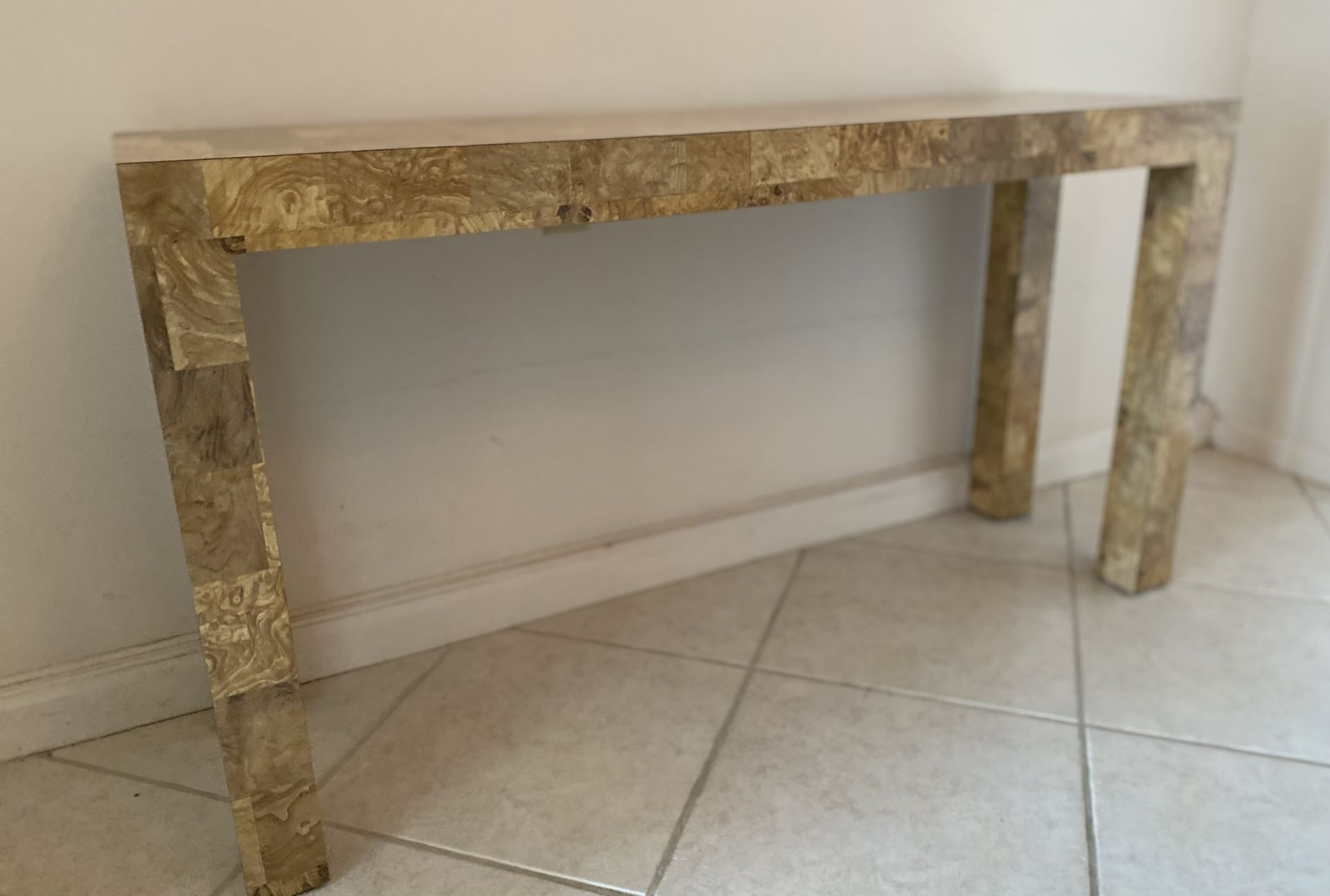Vintage Parsons Side Console Table