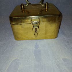 Gold Brass Box