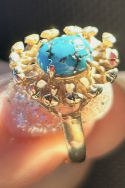 14k Turquoise Ring