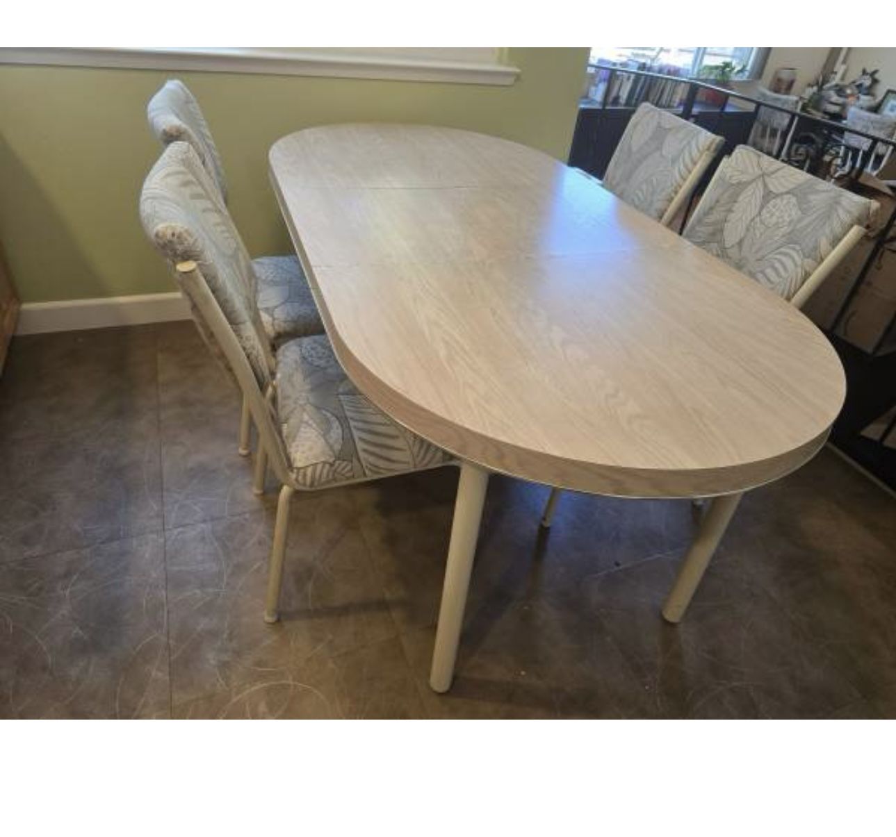 Free dining set table with 4 chairs