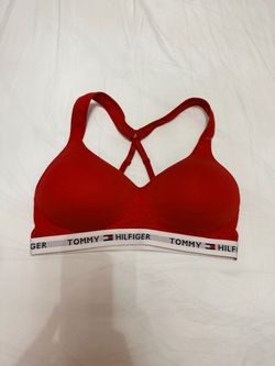 Tommy Hilfiger Red Padded Seamless Racerback Bralette