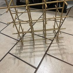 Metal wine rack $ 5