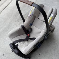 Nuna Beige Infant Car Seat with Base 