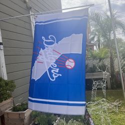 Dodgers Flag Size 3ftx5ft 