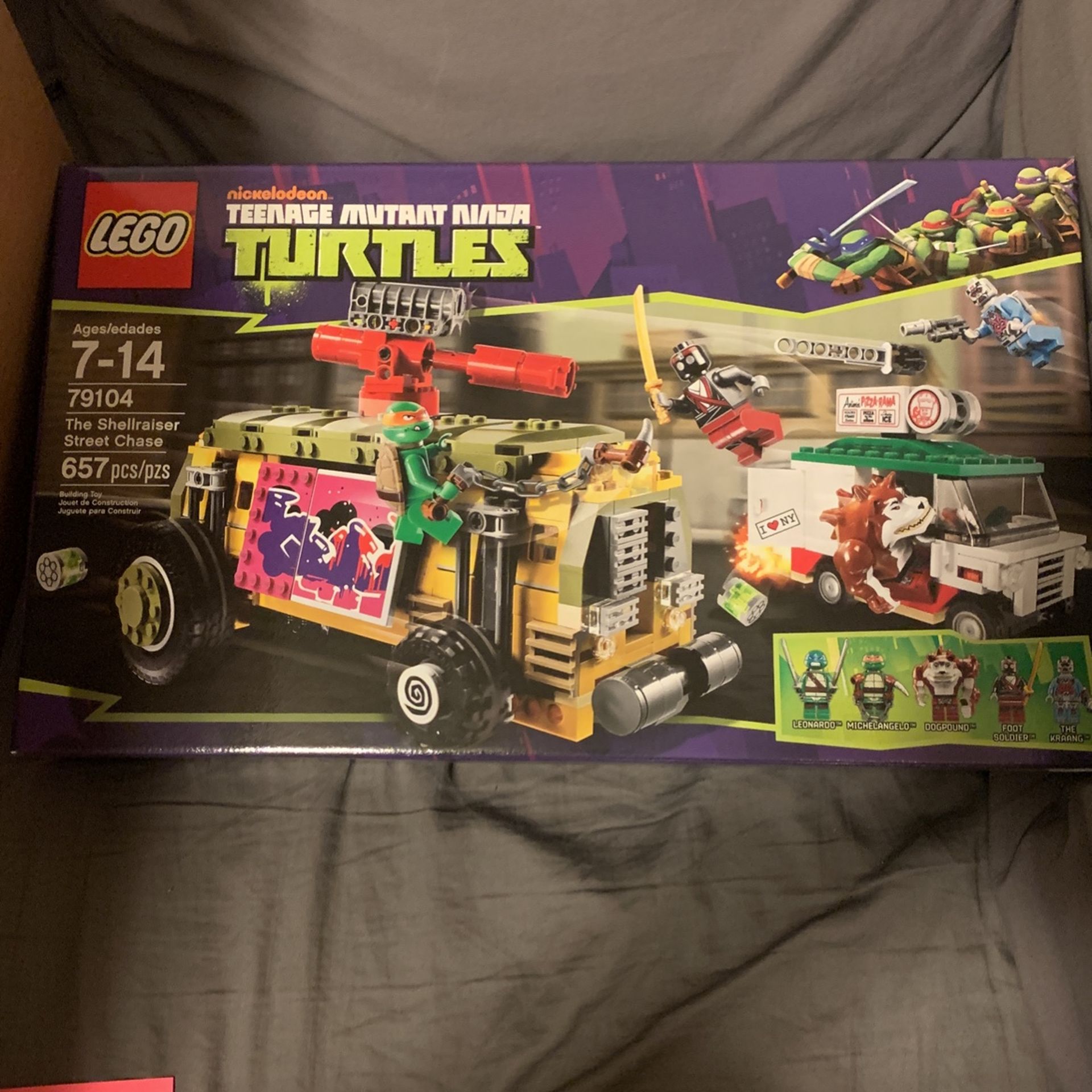 Lego TMNT The Shellraiser Street Chase