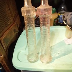 Pair of lighthouse bottles vintage $30 for the set