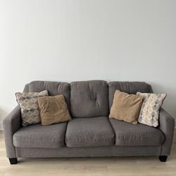 Gray 3 Seat Couch