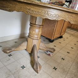 Oak Kitchen Dining Table 