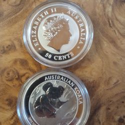 1/2oz  AUSTRALIAN KOALA PROOF SILVER 