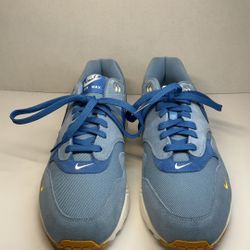 Nike Air Max 1 Mini Swoosh Work Blue (model 875844-404).