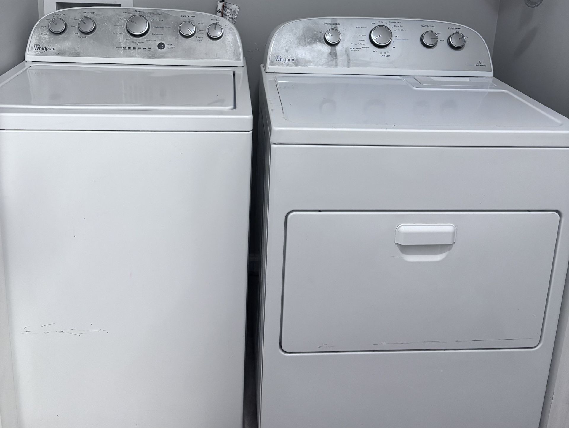 Whirlpool Washer and dryer