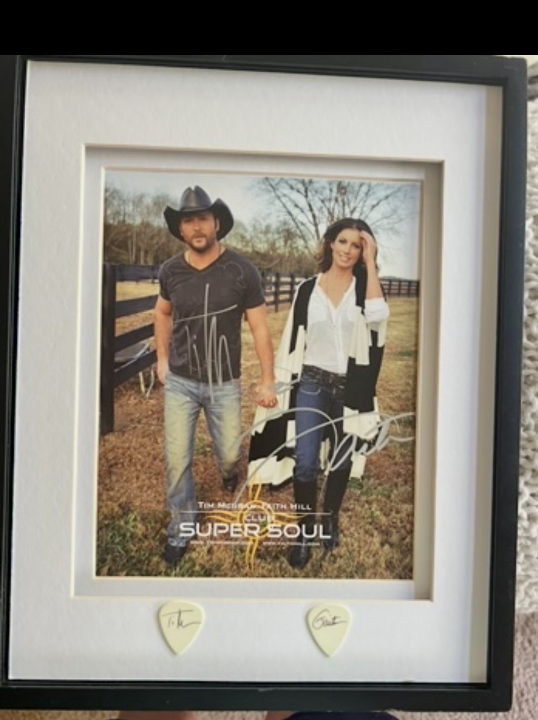 Tim McGraw and Faith Hill Autograph