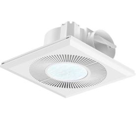 Bathroom 11.8IN Exhaust Fan with Light 165CFM 3CCT Shower Bathroom Vent Fan with 1400lm Led Light Combo Quiet 1.2 Sones Bath Ceiling vent with Adjusta