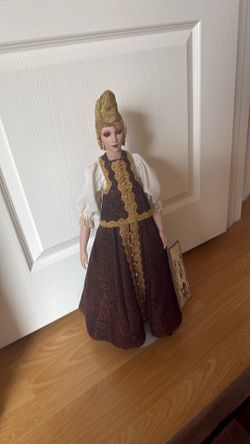 Porcelain  handmade doll