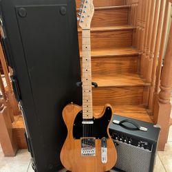 Squier Affinity Telecaster W/ Hardshell Case, Fender Amp