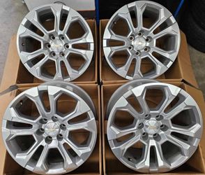 2026 CHEVY SILVERADO 1500 RIMS OEM NEW......( 20" INCH )