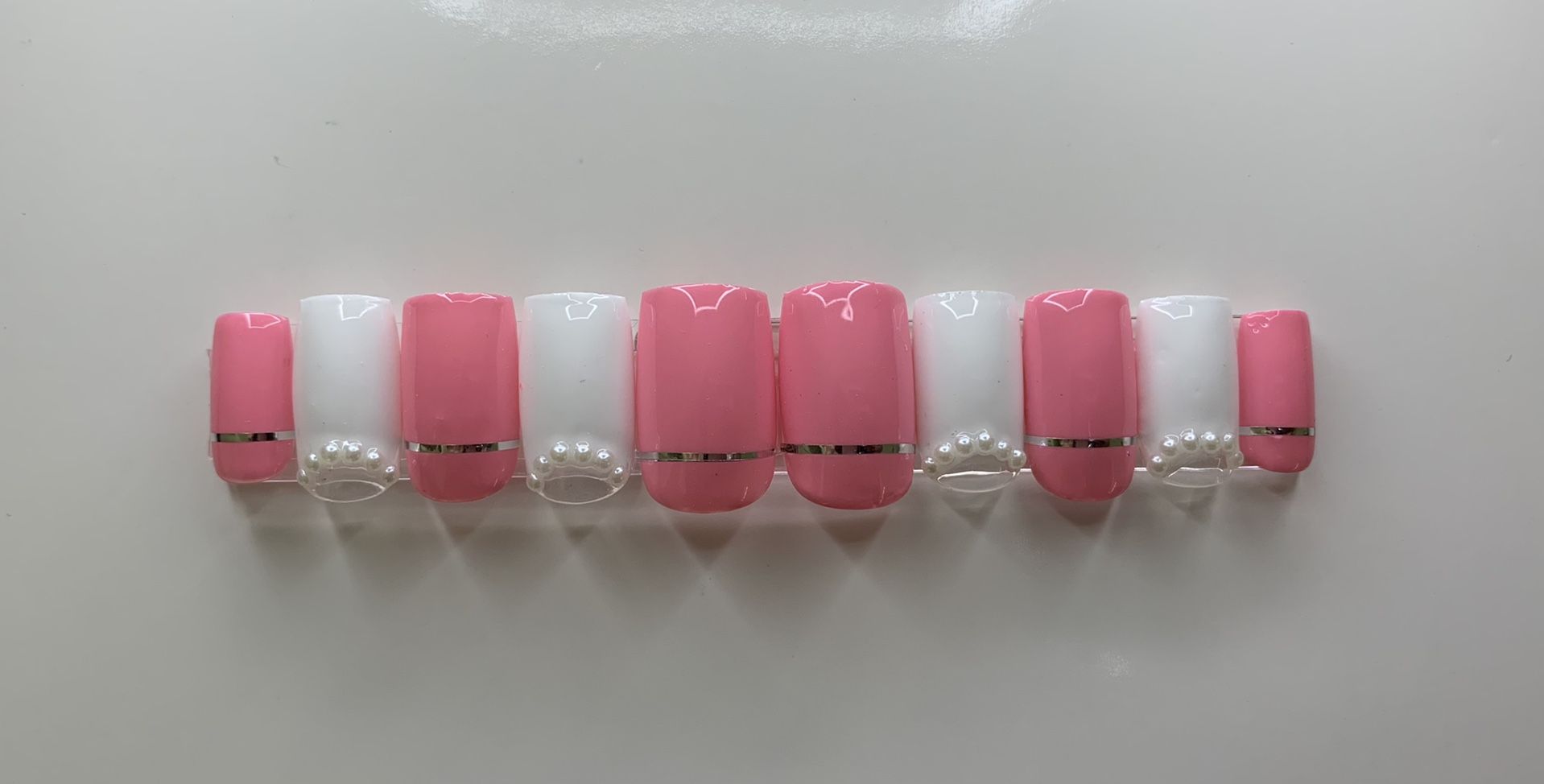 Pink and white Set