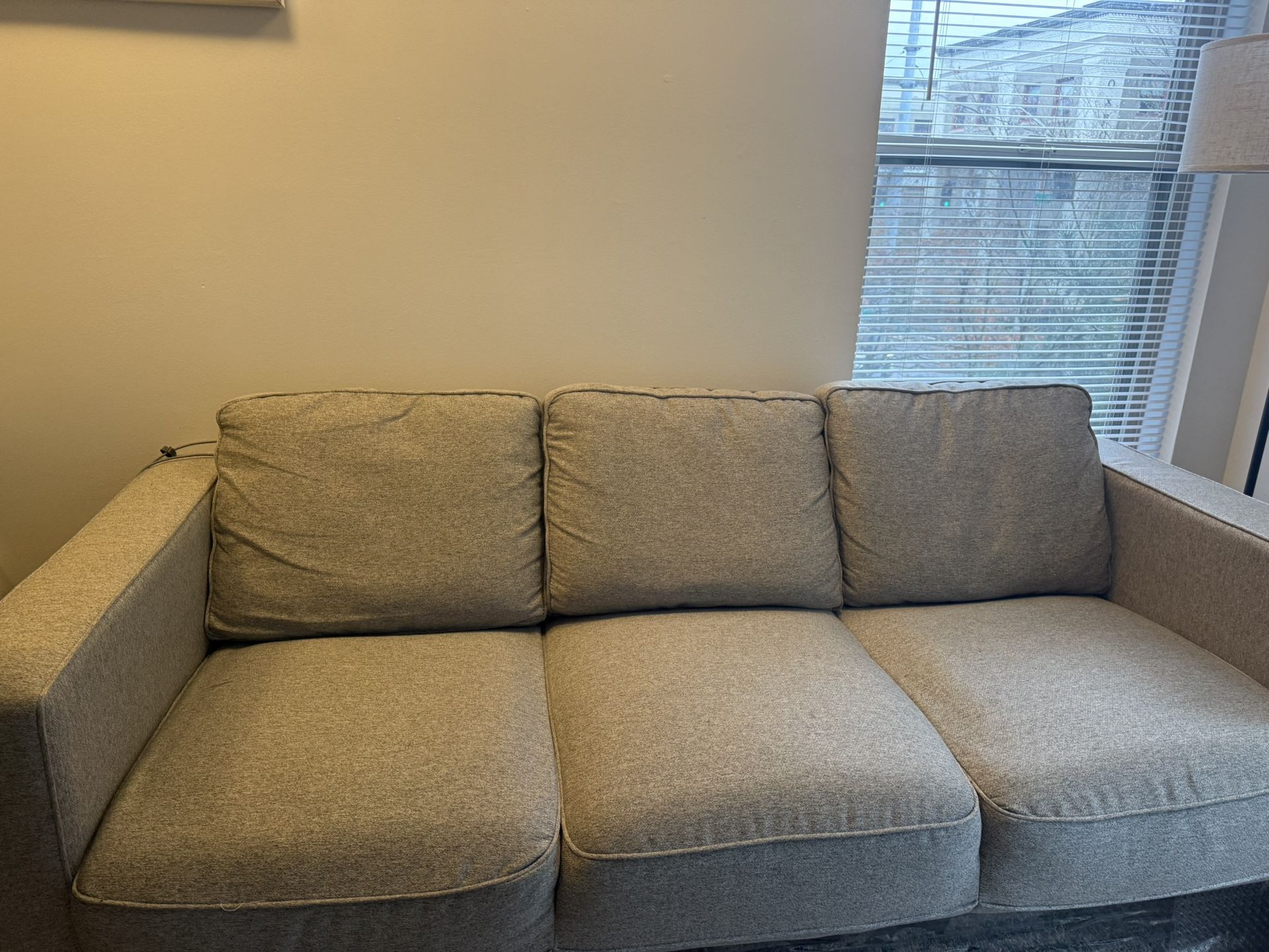 Light Gray Sofa – Great Condition 