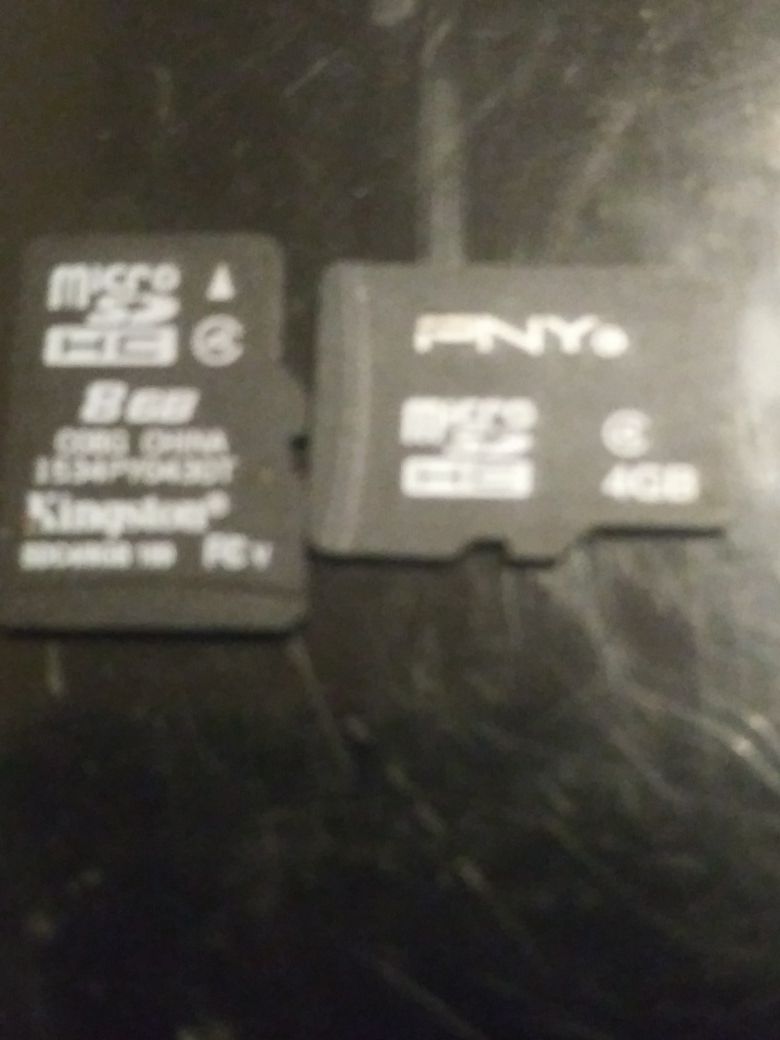 8Gb 4GB SD Cards