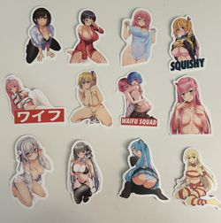 Cute Sexy Anime Girl Stickers
