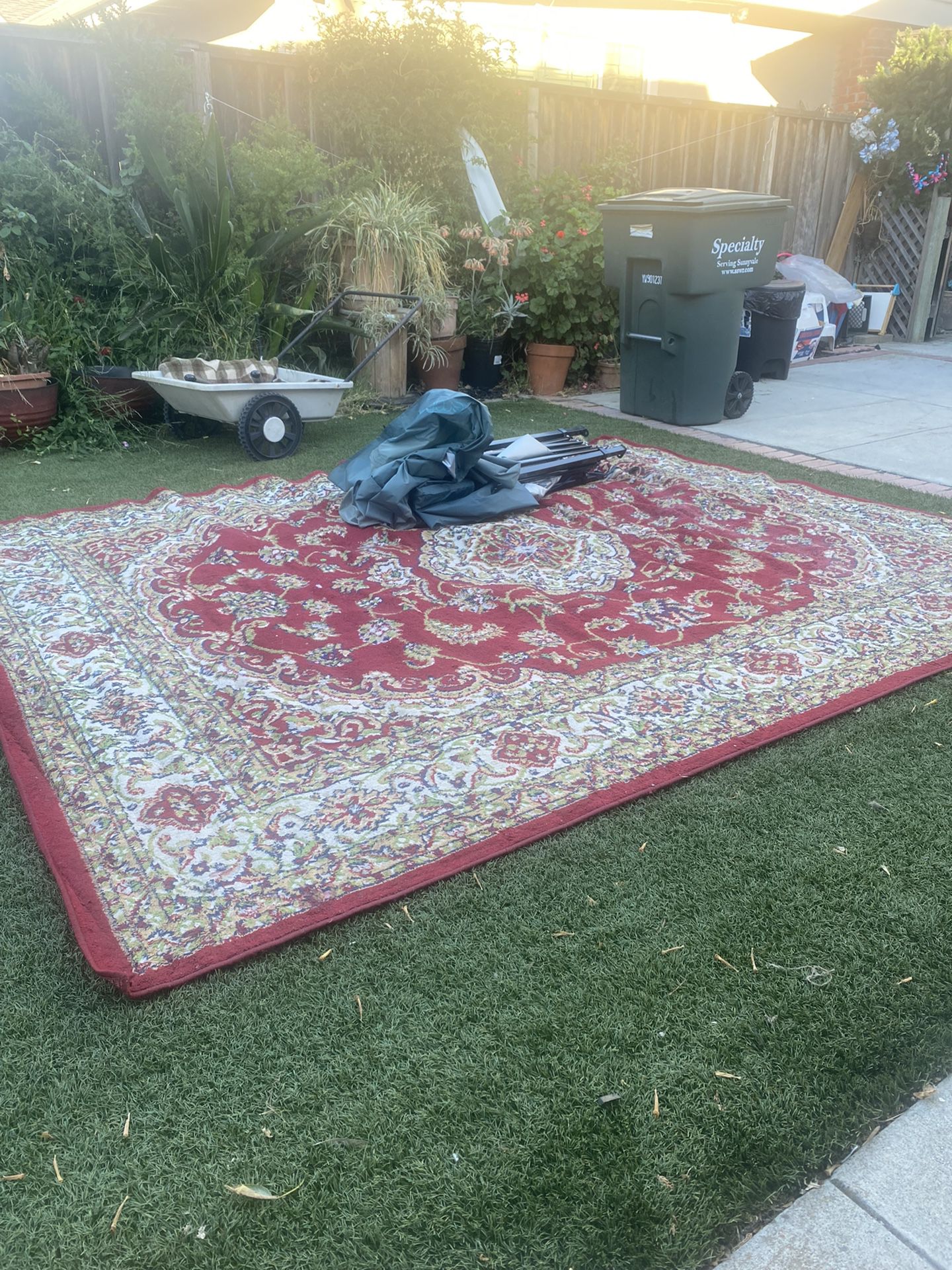 Huge Carpet  With Canopy Tent