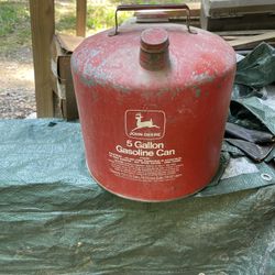 John Deere Metal Can