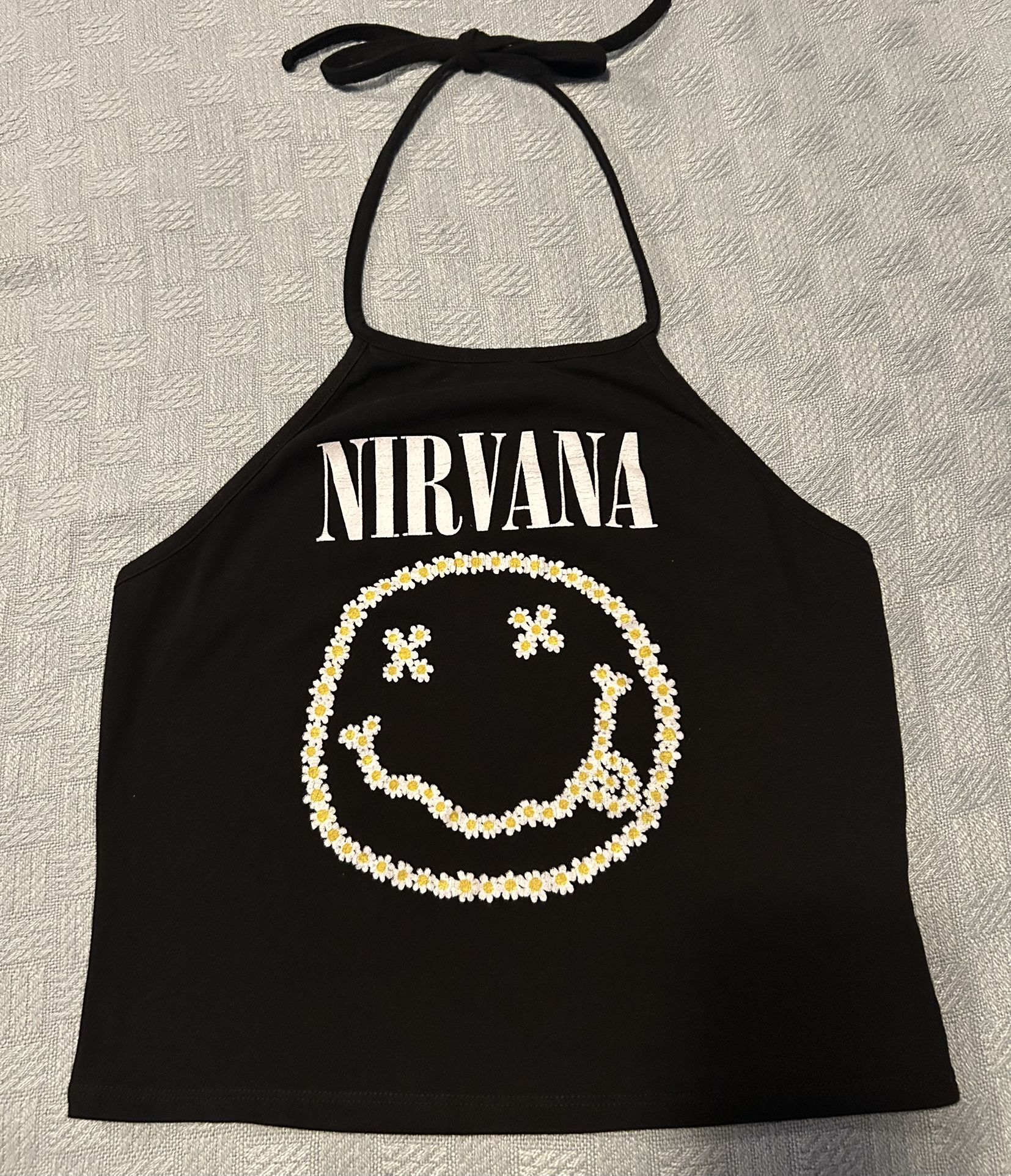 Nirvana Cropped Halter Top for Women ( LG )