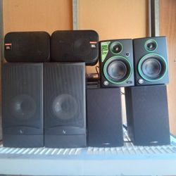 Vintage STEREO RECEIVER AND SPEAKERS 