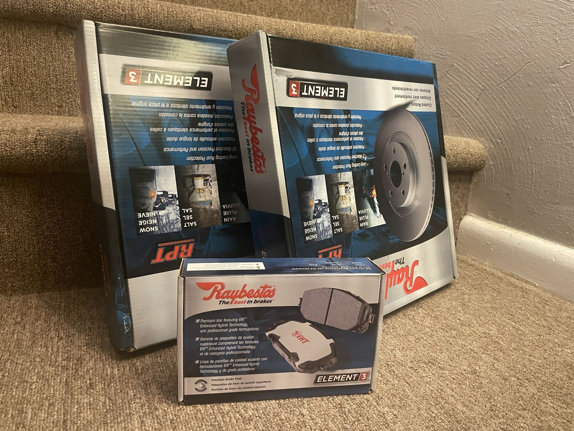 RAYBESTOS 2219H981008E3 Rotor and Brake Kit(Rear; 302mm)