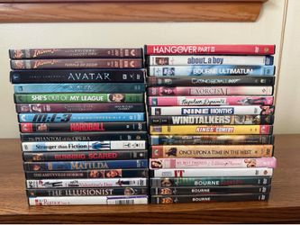 Giant 122-Item Media Collection (Video Games, Movies, CDs)