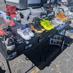 🔥 Shoe Bundle – 18 Pairs – Nike, Jordan, Foamposite, Timberland, Rihanna Creepers & Burberry Kids – All Included! 🔥