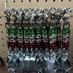 Paracord Safety Glove Clips $30 Each Mexico USA Flag