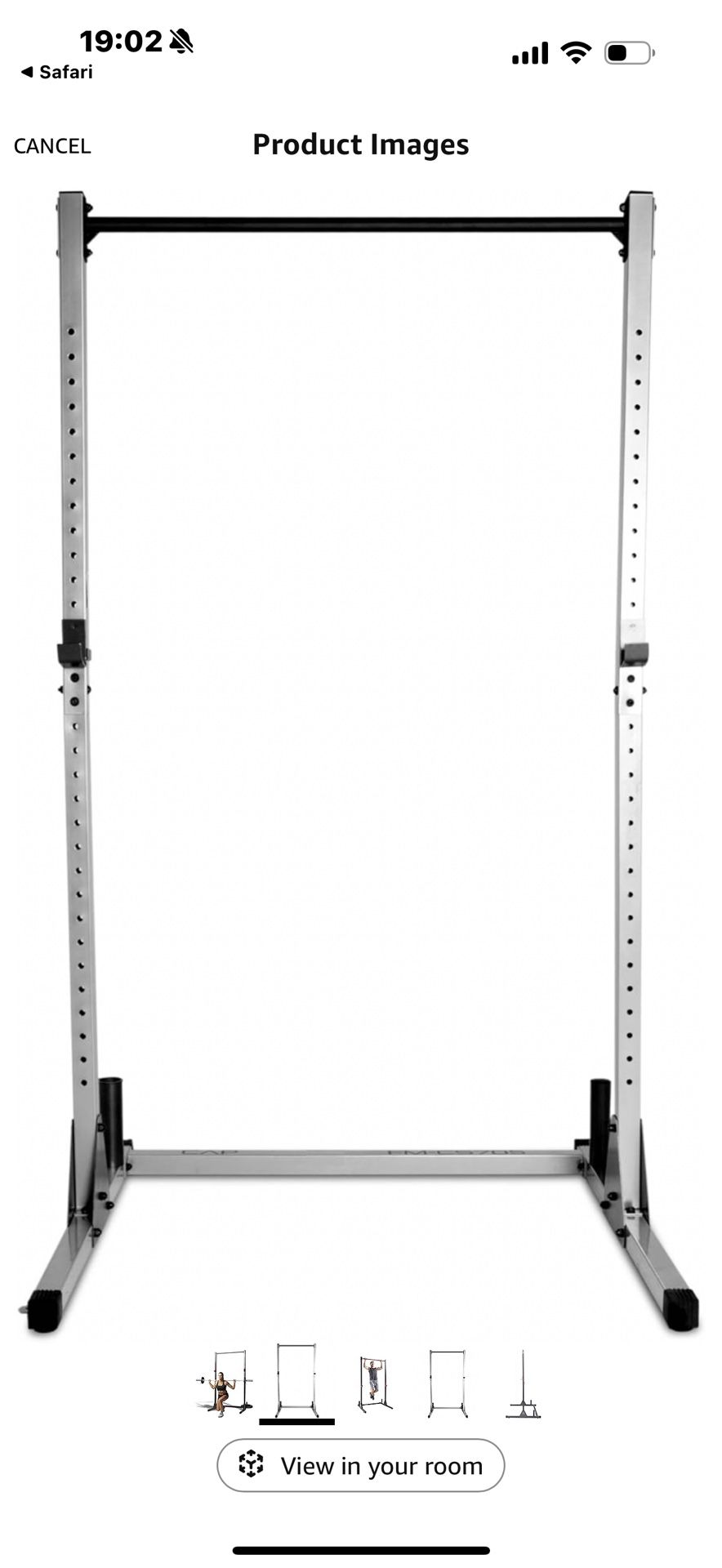 Cap Squat Rack and Weights/Attachments