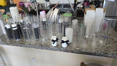 Vases de vidrio para decoración
