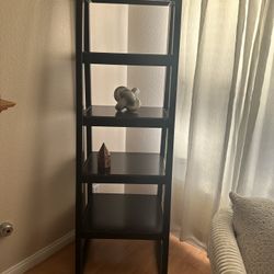 Large Solid wood Shelves Dark Brown