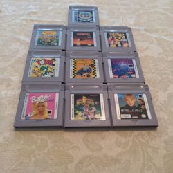 10 Game Boy Games Used Good Condition.