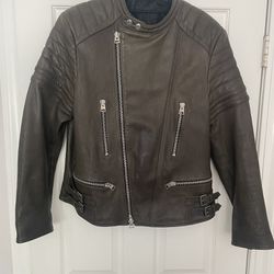 TOM FORD Leather Lambskin Moto Jacket