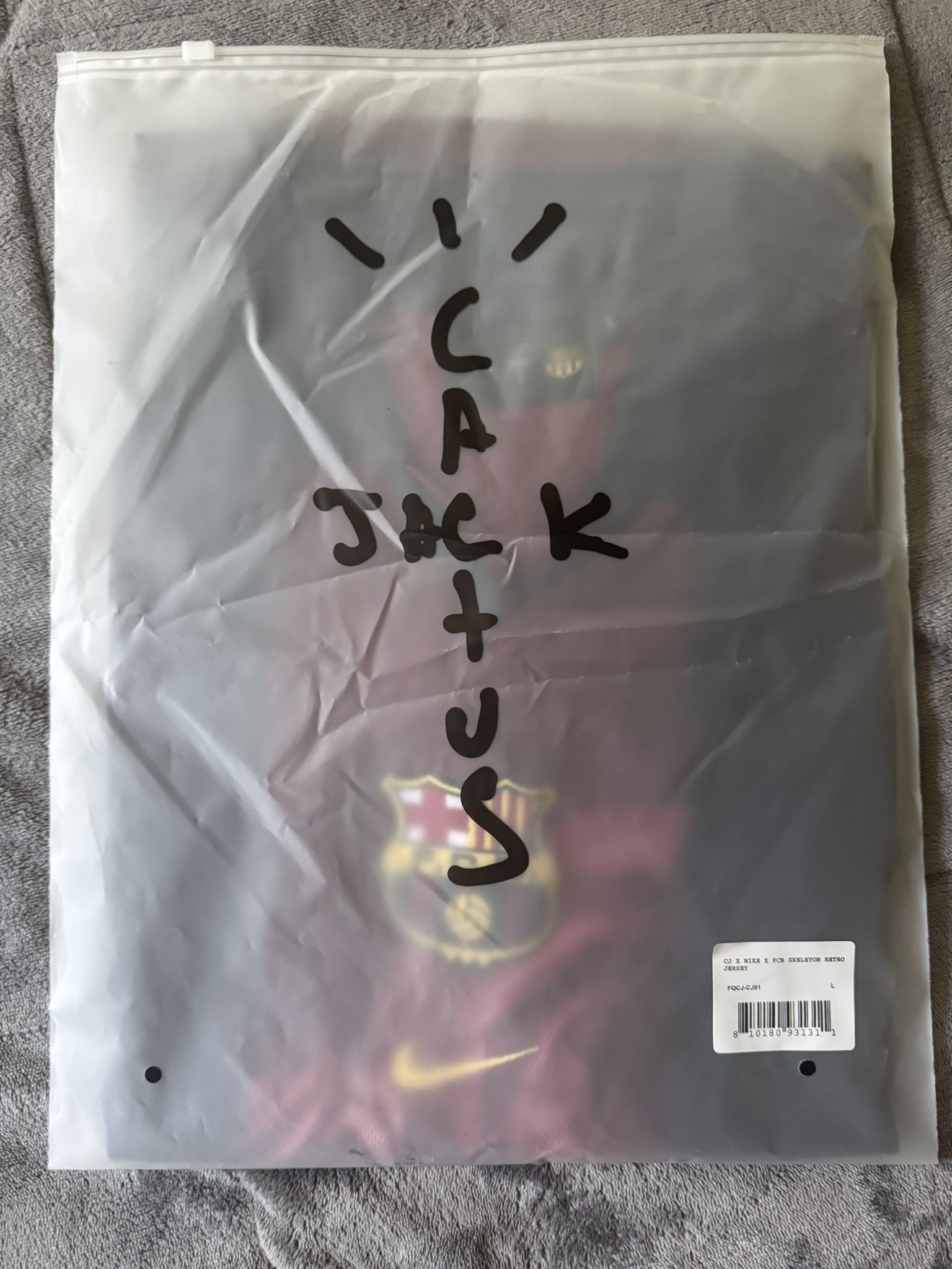 Cactus jack x Fc barcelona vintage jersey