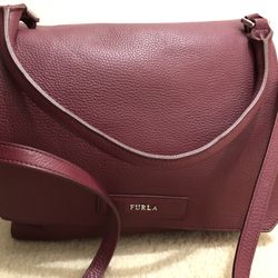 Furla Red Leather Bag