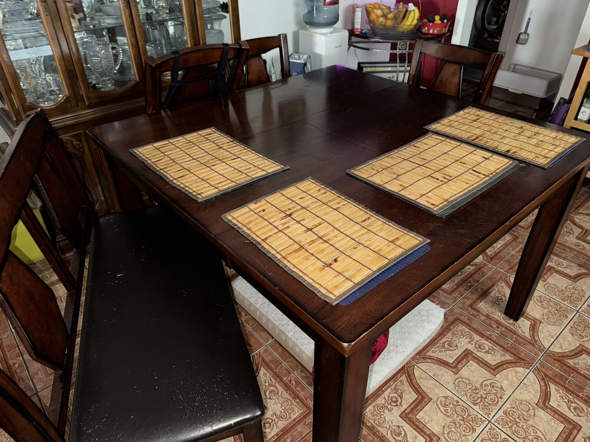 Wooden Table With Chairs