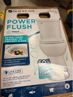 Power flush toilet
