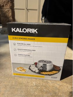 Kalorik 2 in 1 s’mores maker - BRAND NEW