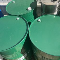 55 gallon metal Drums closed up $20 each