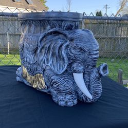 Large elephant floor table